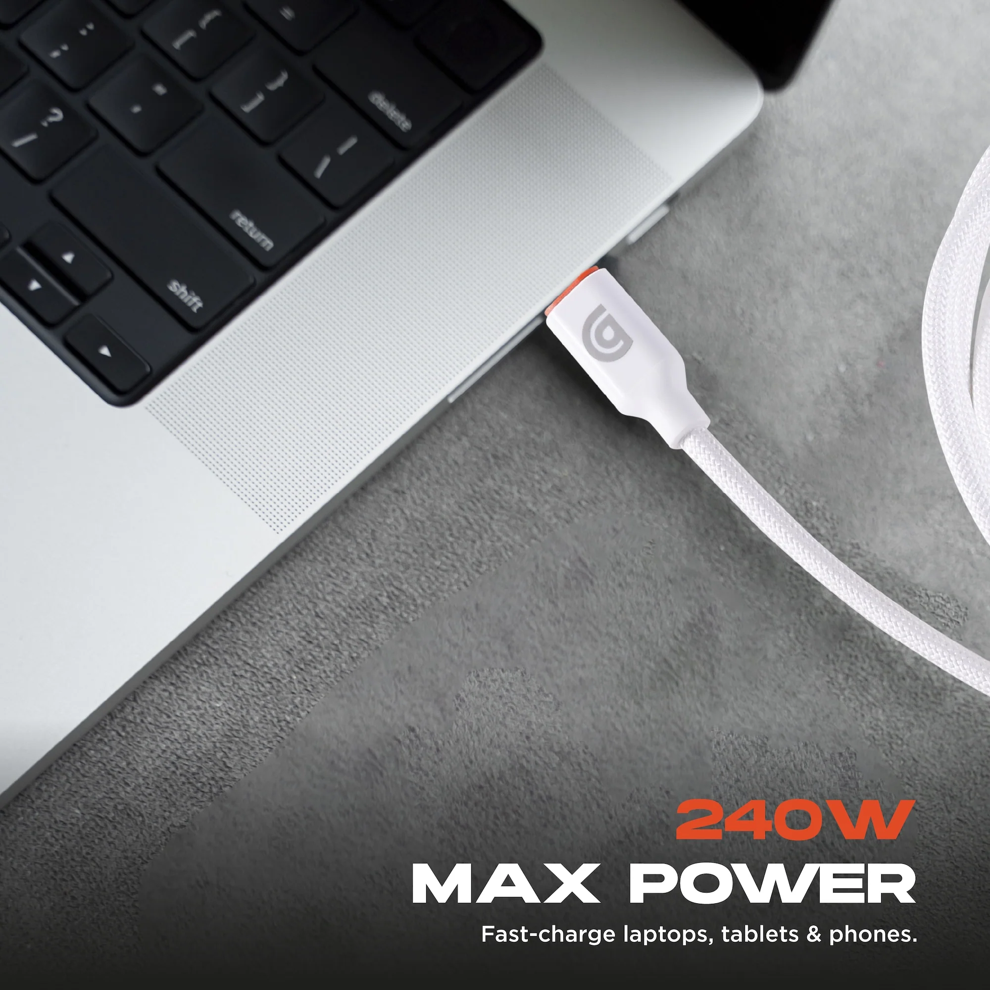 Griffin 6' 240W High-Powered USB-C to USB-C Charge/Sync Cable - Image 10