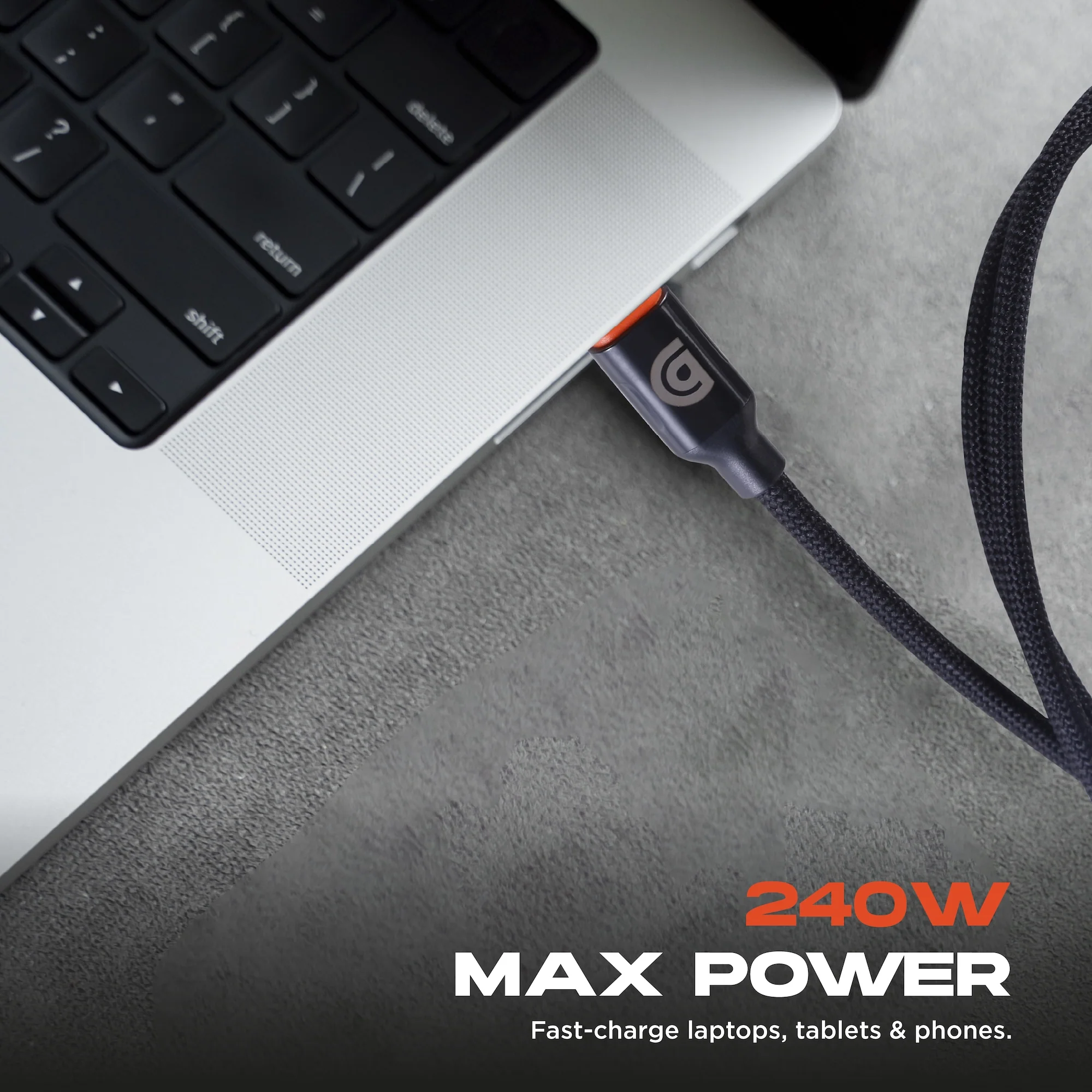 Griffin 6' 240W High-Powered USB-C to USB-C Charge/Sync Cable - Image 5