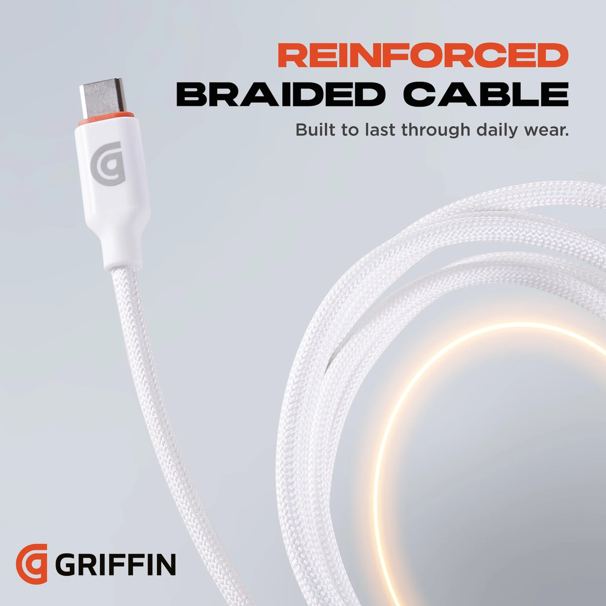 Griffin 6' 240W High-Powered USB-C to USB-C Charge/Sync Cable - Image 9